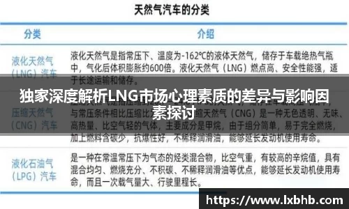 独家深度解析LNG市场心理素质的差异与影响因素探讨